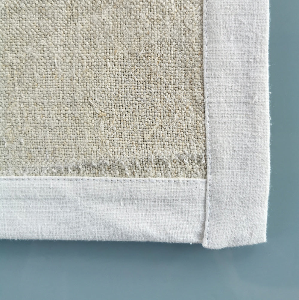 1 Tischset "Es geht mir richtig gut" Bauernleinen