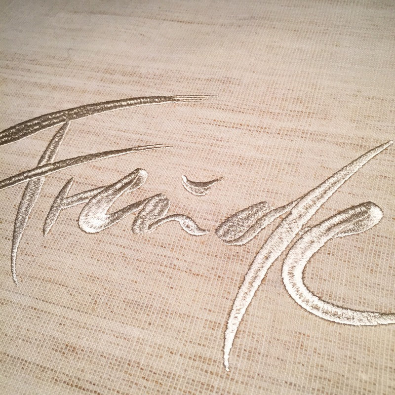 Tischläufer "Freude" Bauernleinen