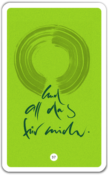 Und all das für mich.