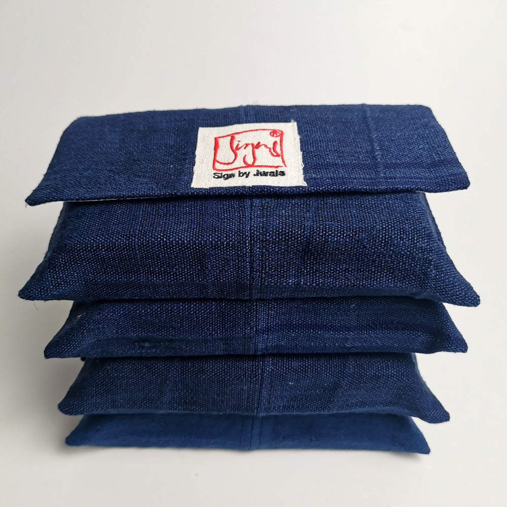 "Fingerzeige" SignKarten-Set "Dunkelblau" - Bauernleinen