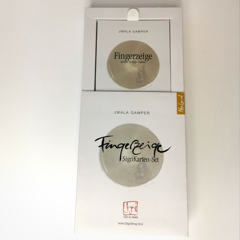 "Fingerzeige" SignKarten-Box