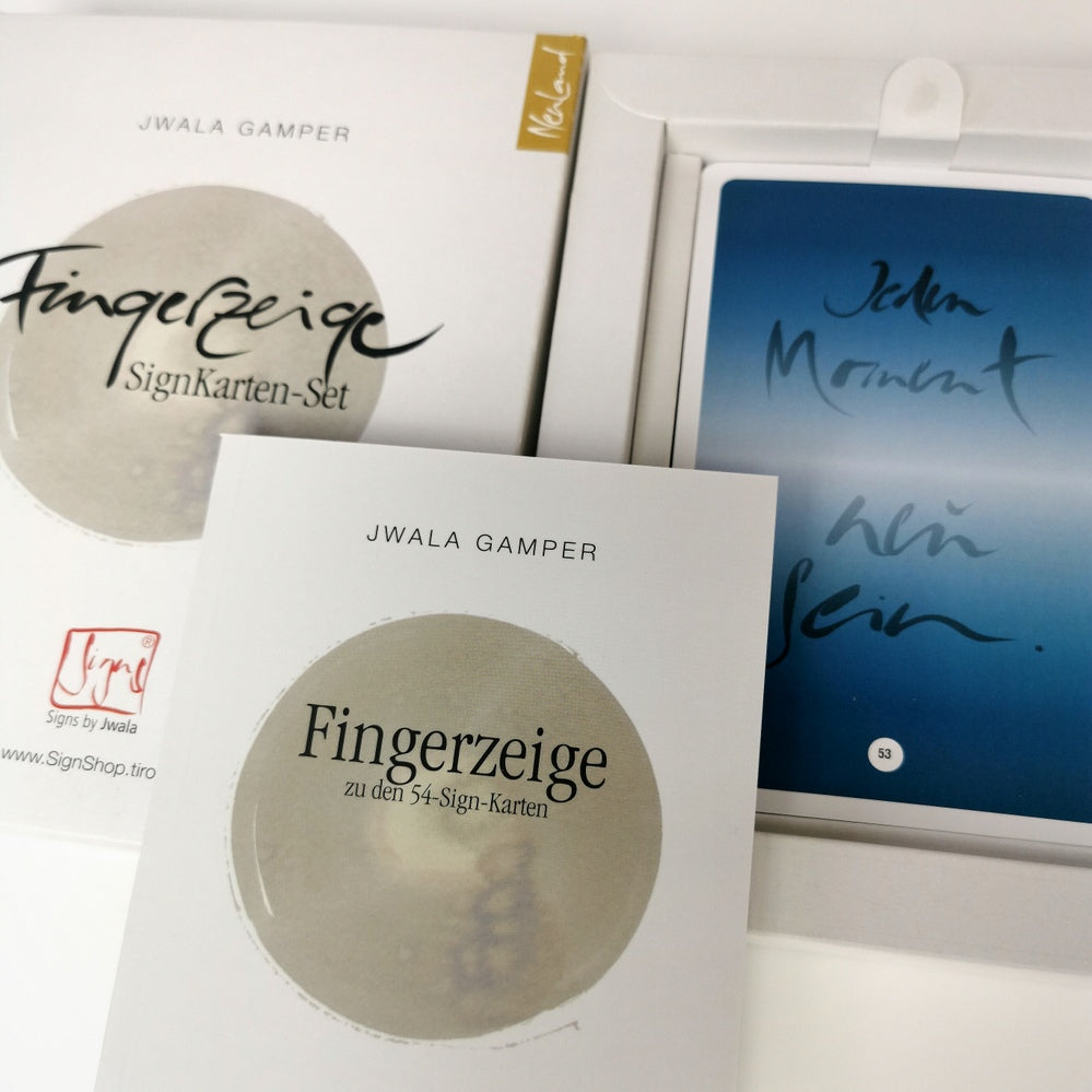 "Fingerzeige" SignKarten-Box