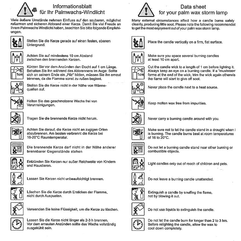 10 SignKerzen + 2 Kerzen gratis + 12 Karten gratis "Ein Licht für dich"