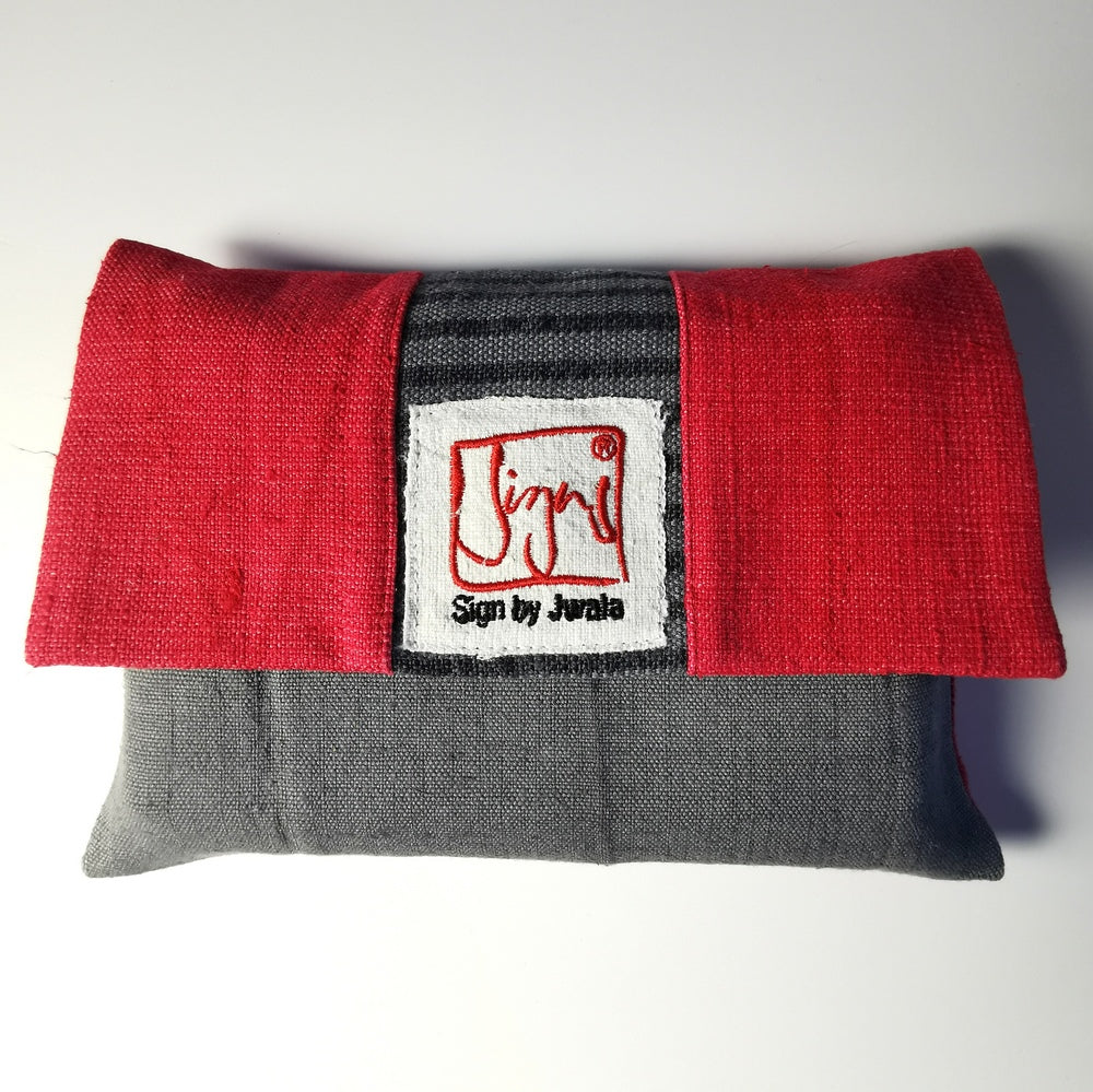 "Fingerzeige" SignKarten-Set "Rot/Grau" - Bauernleinen