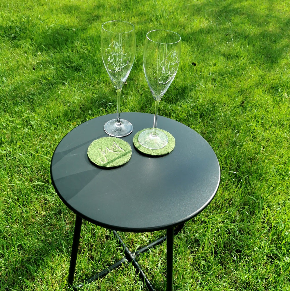 Champagnergläser-Duo "Alles Glück dieser Welt"