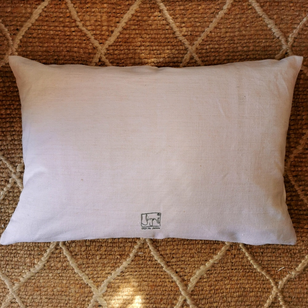 Kissenhülle Bauernleinen "Freude/Ornament"