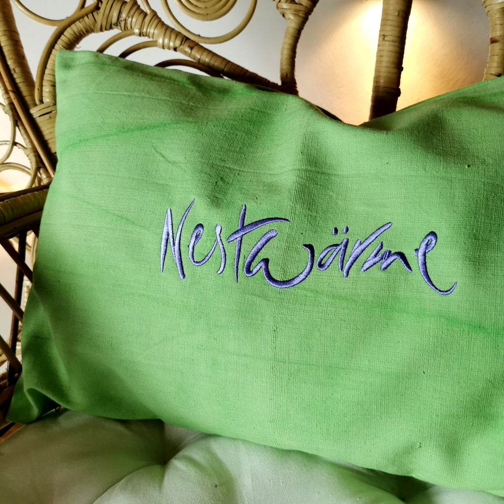 Kissenhülle Bauernleinen "Nestwärme"