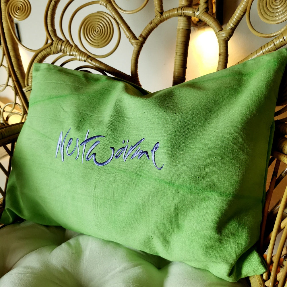 Kissenhülle Bauernleinen "Nestwärme"