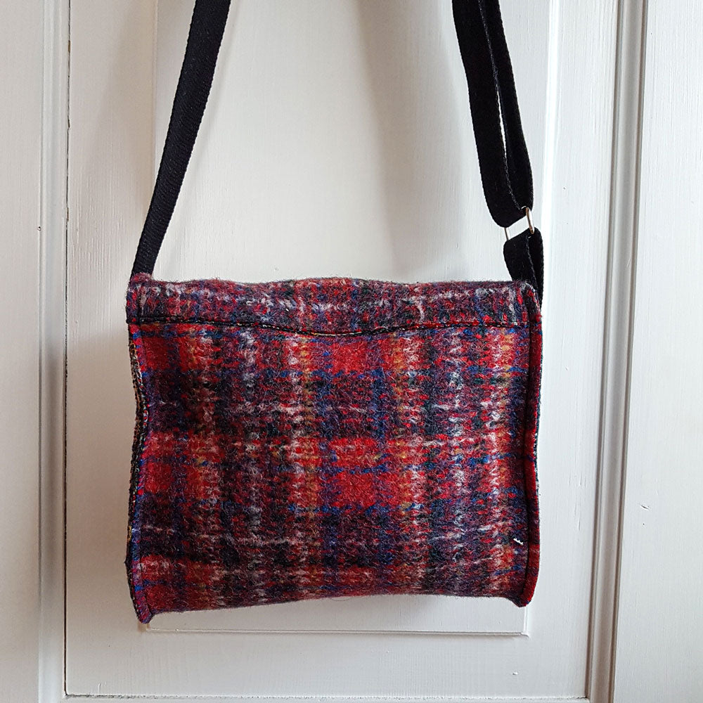 MiniBag "Freude" Karo Schwarz