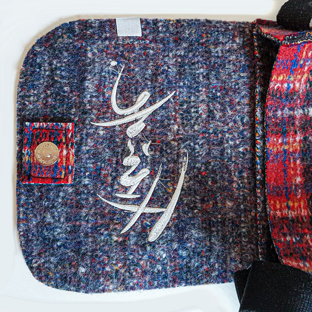 MiniBag "Freude" Karo Schwarz