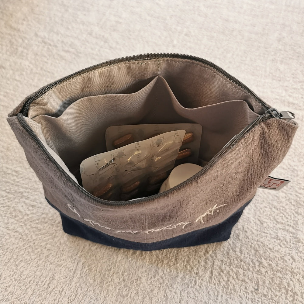 Kosmetik- und Medizintäschchen "Es geht mir richtig gut"