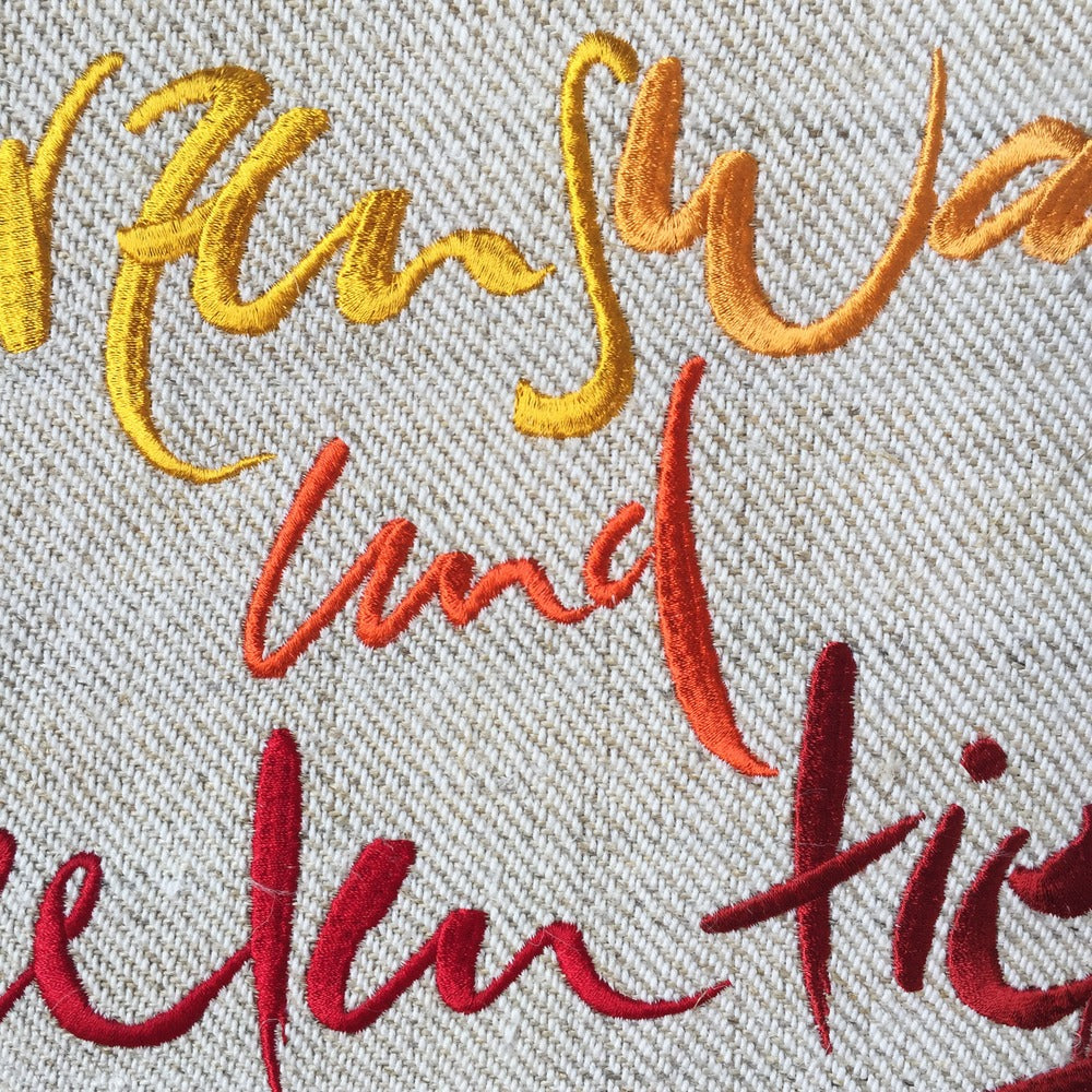 Haussegen "Herzenswarm und Seelentief"