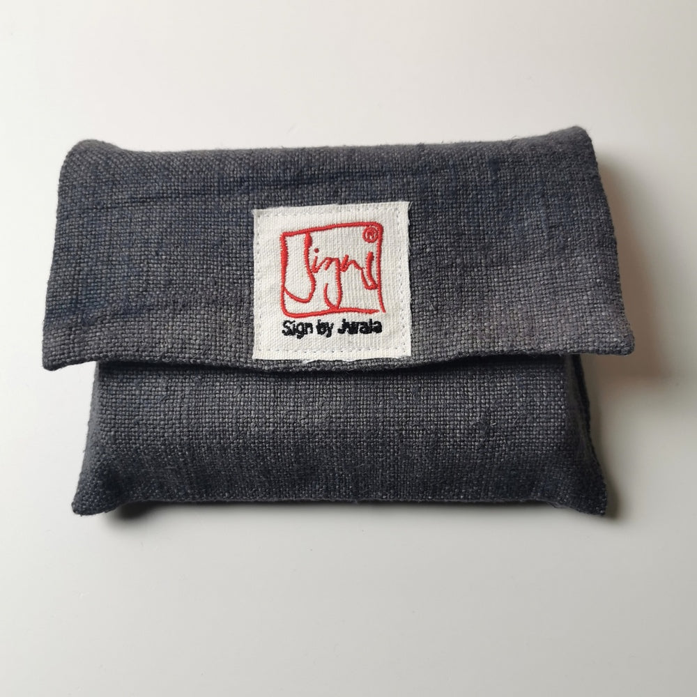 "Fingerzeige" SignKarten-Set "Anthrazit" - Bauernleinen