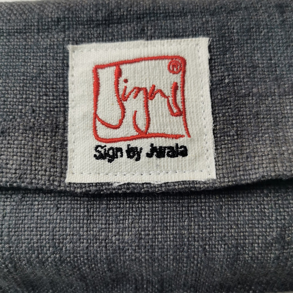 "Fingerzeige" SignKarten-Set "Anthrazit" - Bauernleinen