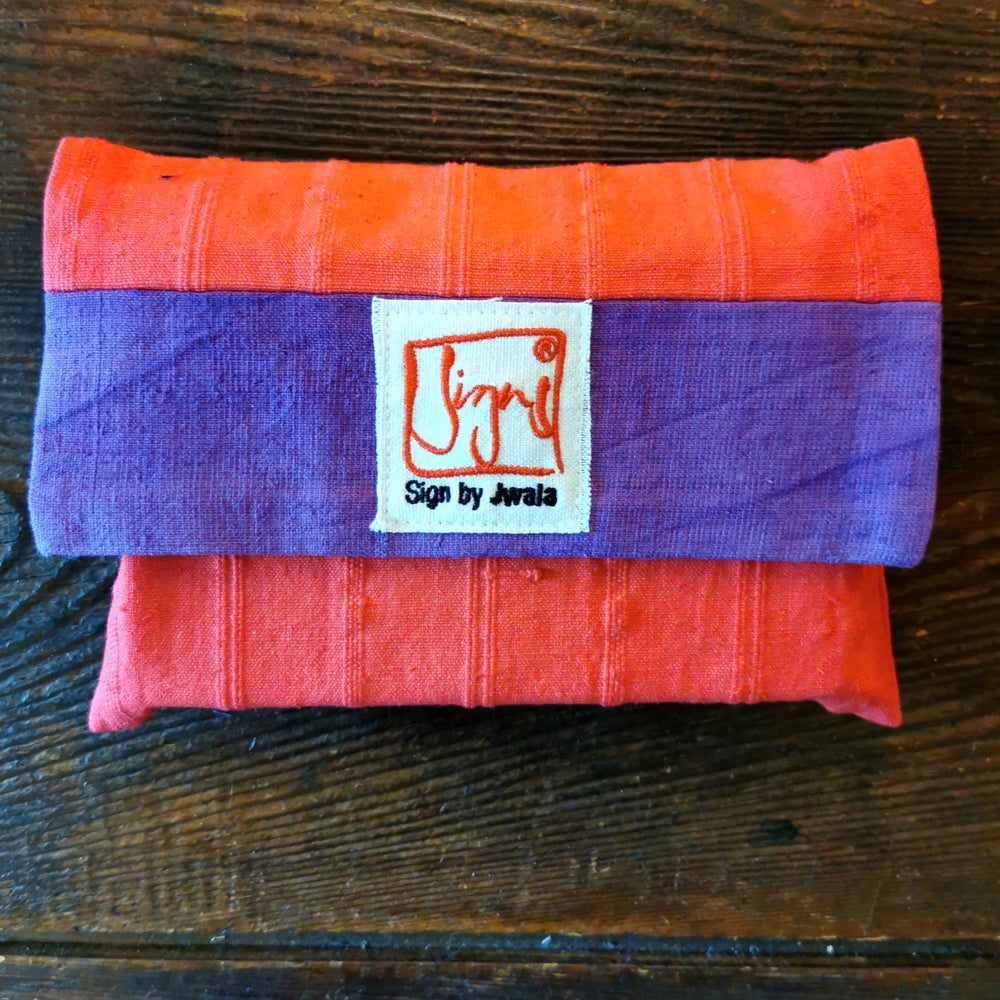 "Fingerzeige" SignKarten-Set "Rot/Lila" - Bauernleinen