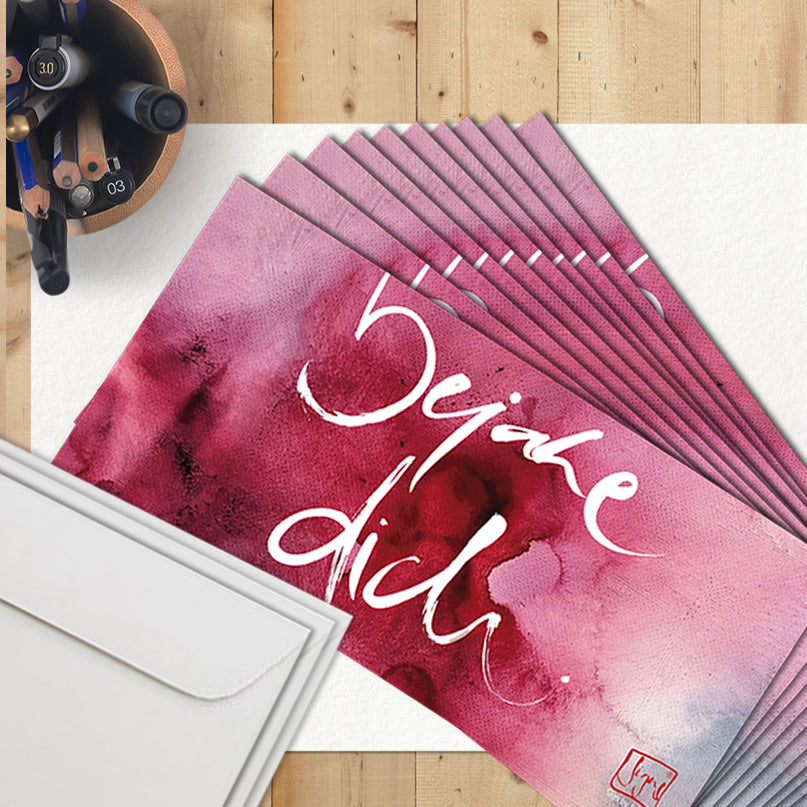 10 Klappkarten "Ich bejahe dich"