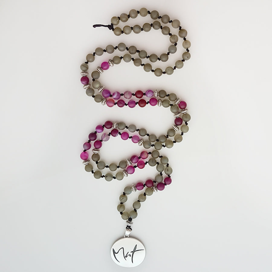 Mut-Mala (Achat Pink/Labradorit)