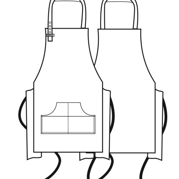 Denim-Schürze "Alles ist gut"