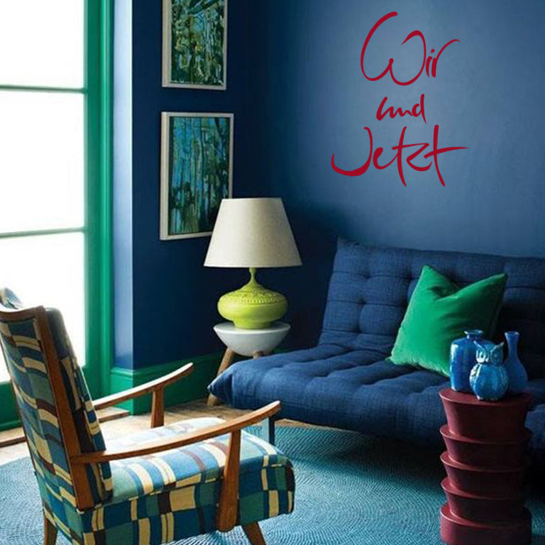 Wandtattoo "Wir und Jetzt"