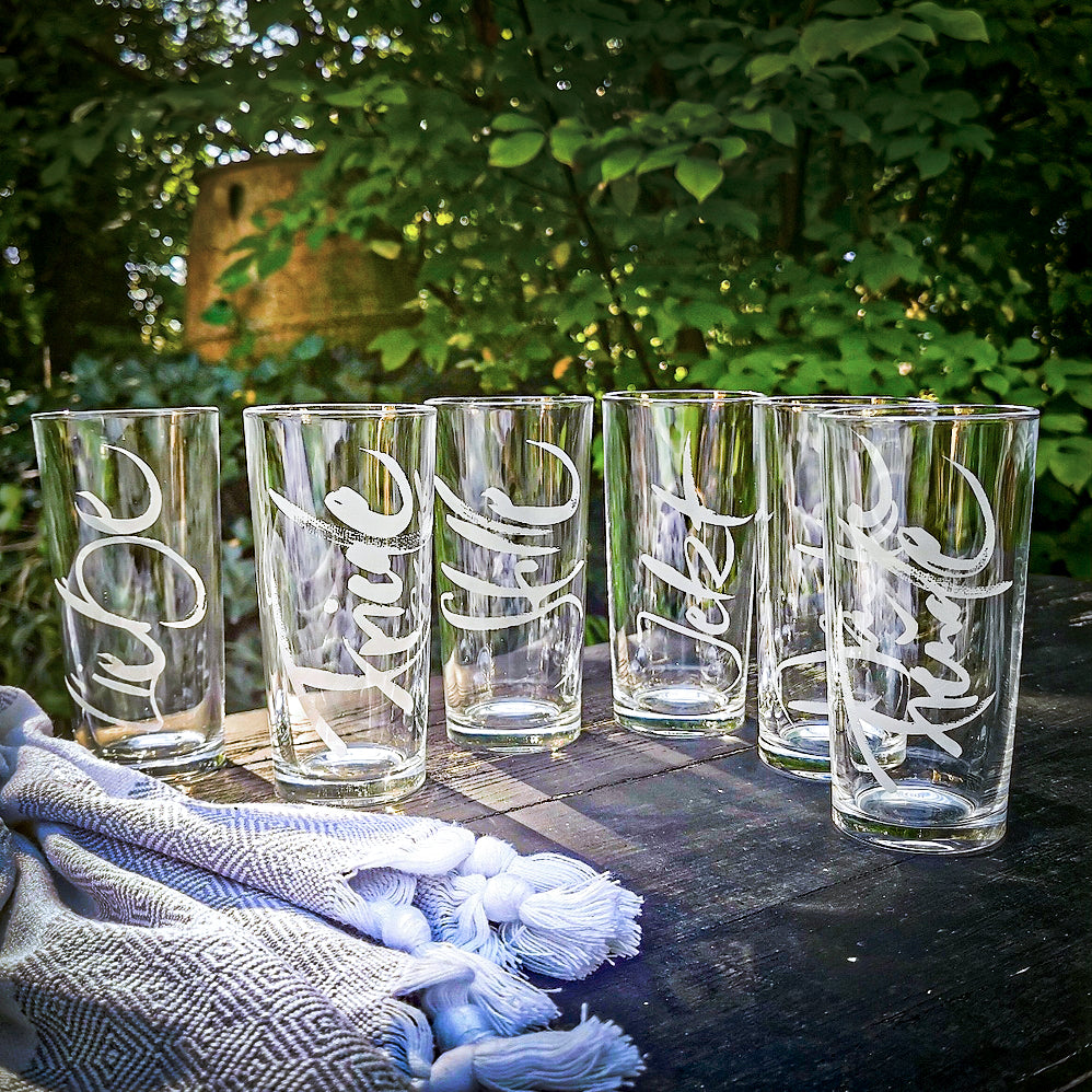 WasserGlas Medium "Ich sehe, was ich wissen muss"