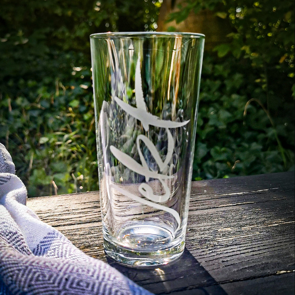 WasserGlas Medium "Jetzt"