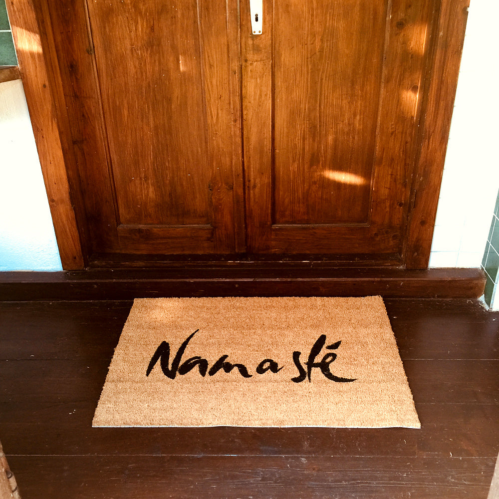 Fußmatte "Namasté" Schwarz