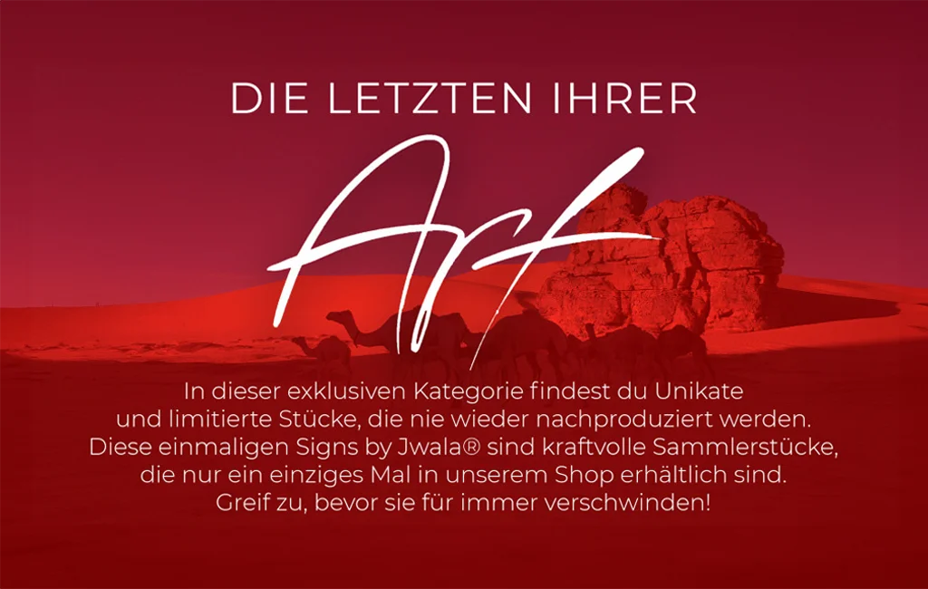 Das Bild ist der Banner der Sign Kollektion und zeigt eine Auswahl besonderer, handgefertigter Unikate – Produkte, die nur noch in begrenzter Stückzahl erhältlich sind und durch ihre Einzigartigkeit und liebevolle Gestaltung hervorstechen.