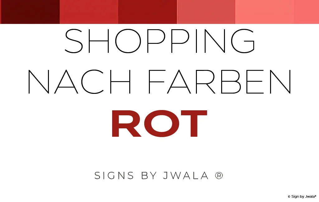 Das Bild zeigt eine harmonische Komposition in verschiedenen Rot-Tönen, die eine ruhige, frische und inspirierende Stimmung vermittelt – passend zur Farbwelt Rot im SignShop Tirol.