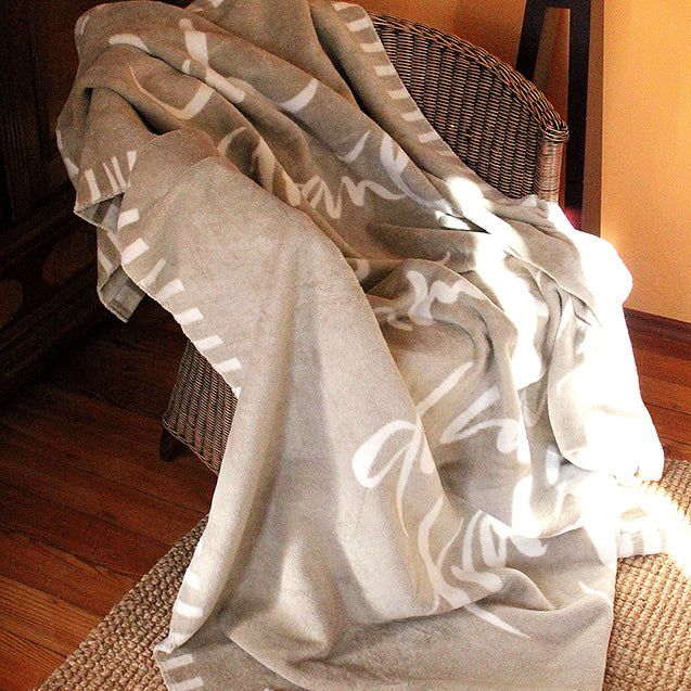 Kuscheldecke "Ich vertraue dem Himmel, der mich trägt."