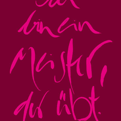 10 Postkarten "Ich bin ein Meister..."