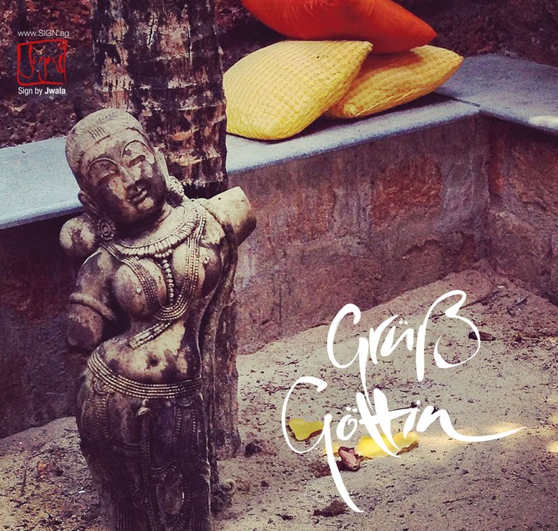 10 Klappkarten "Grüß Göttin"