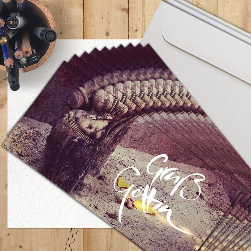 10 Klappkarten "Grüß Göttin"