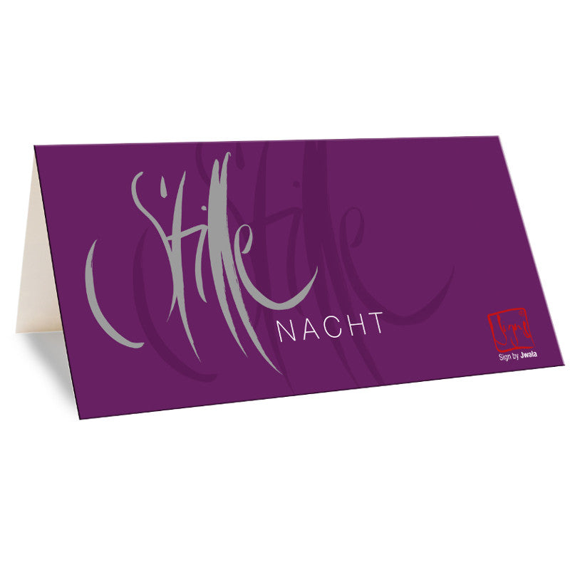 Klappkarte „Stille Nacht“