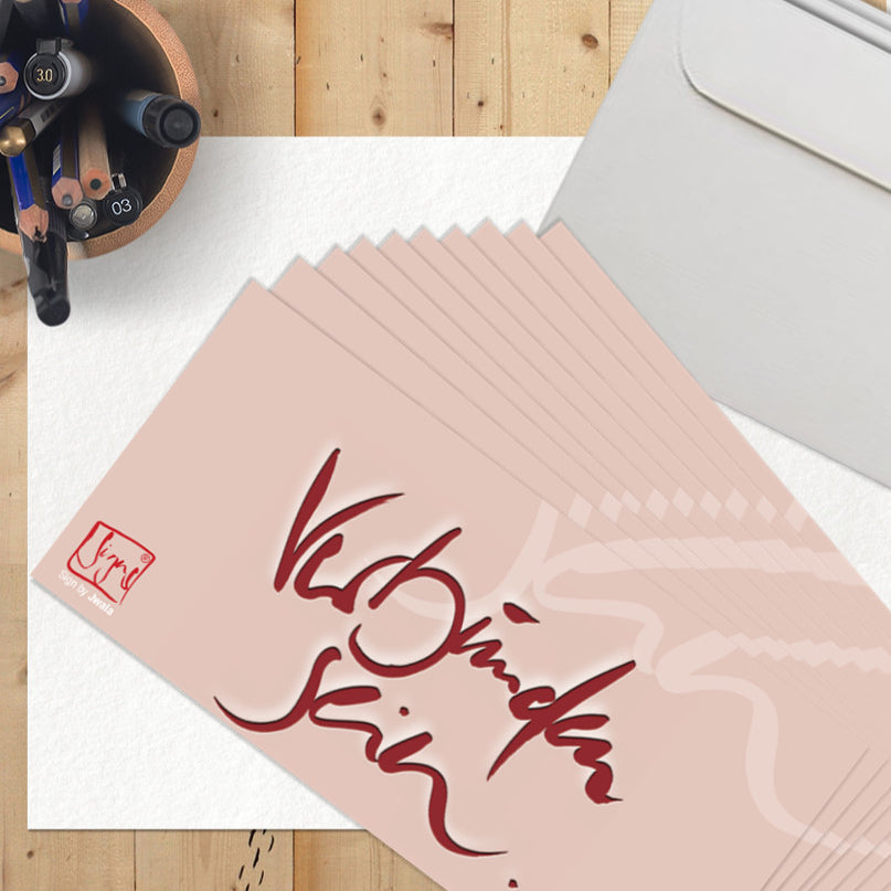 10 Klappkarten "Verbunden sein"