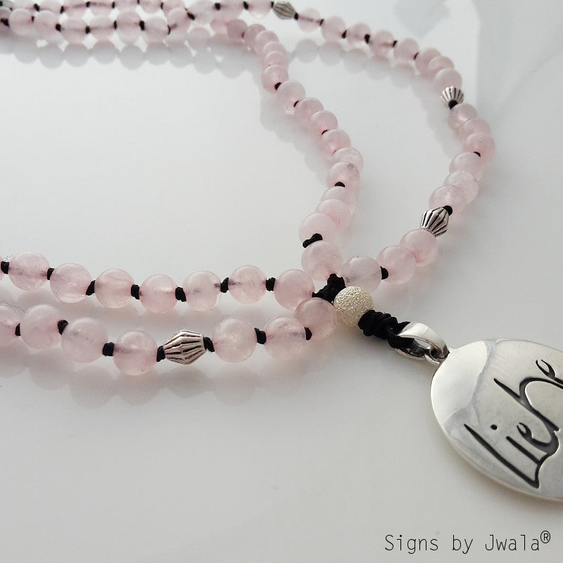 Liebe-Collier (Rosenquarz)