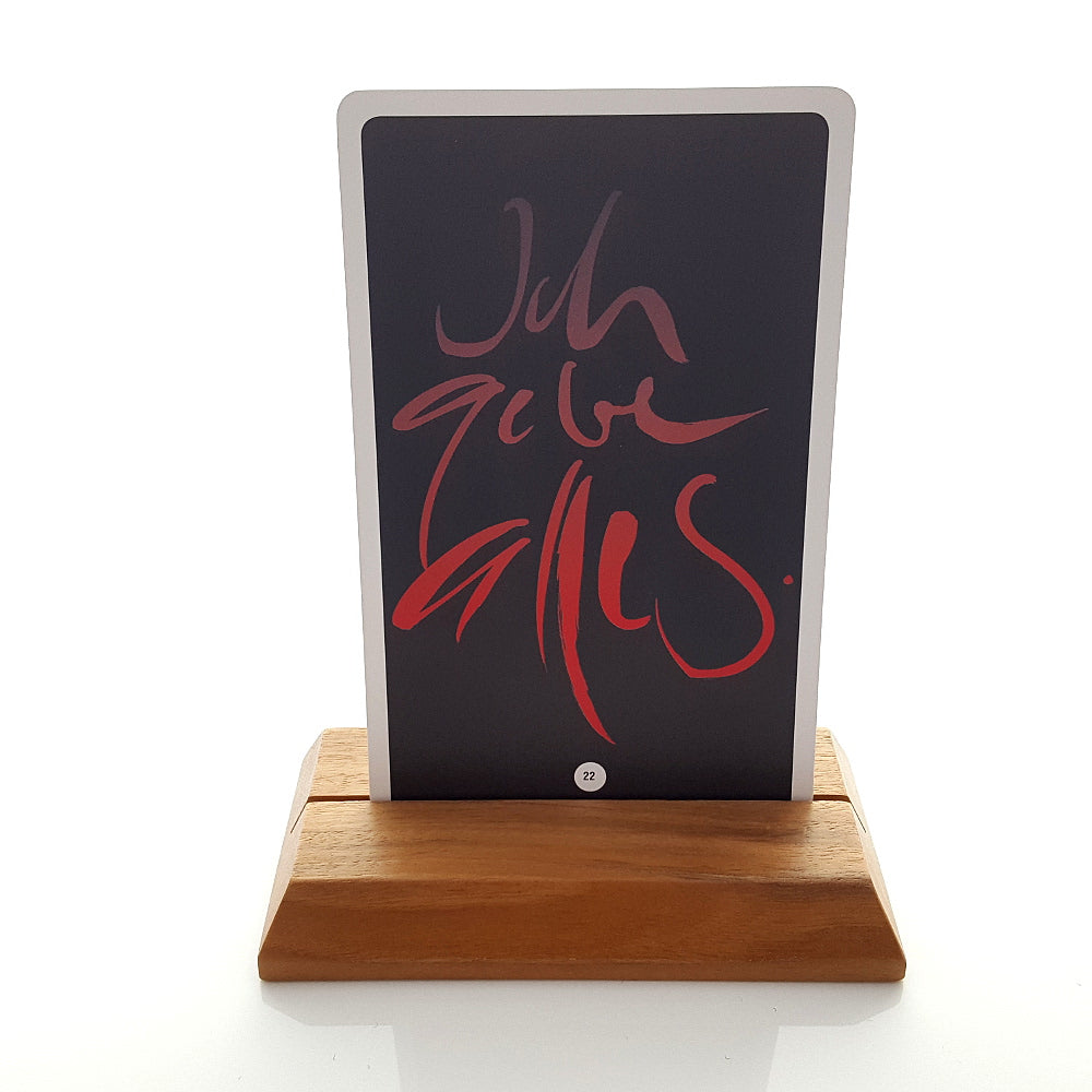 SignKarten-Set "Anthrazit" + Nuss