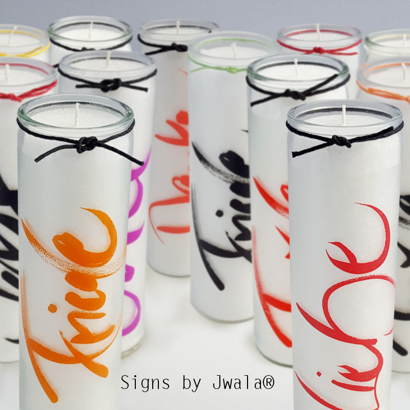 SignKerzen-Set Complete + Feuerzeug