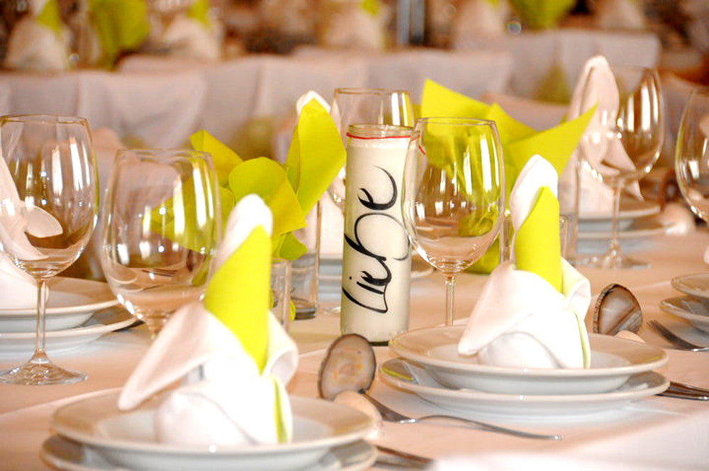 SignKerze "Liebe" Klassik