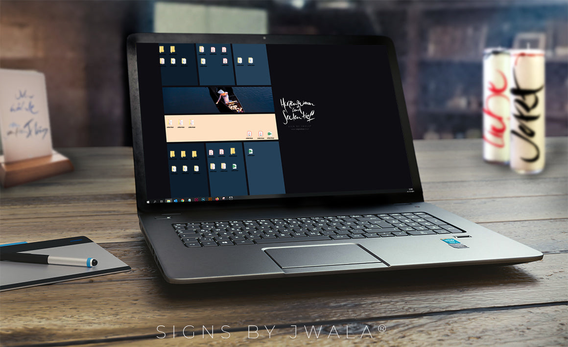 Desktophintergrund "Herzenswarm und Seelentief"