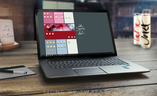 Desktophintergrund "Ich bejahe dich"