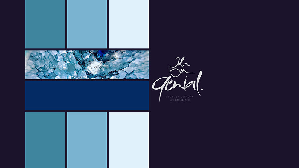 Desktophintergrund "Ich bin genial"