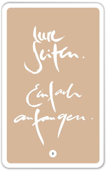 Leere Seiten. Einfach anfangen.