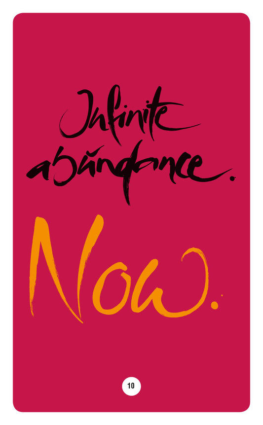 INFINITE ABUNDANCE. NOW.