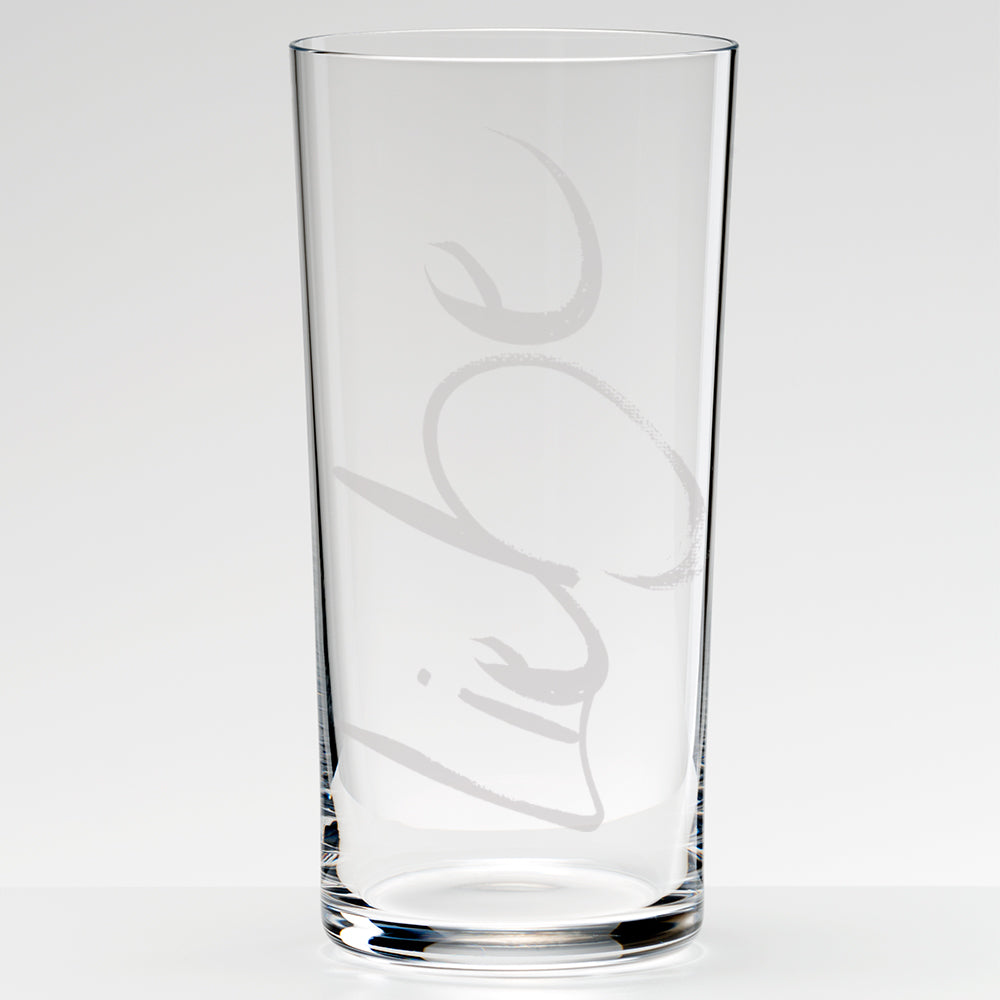 WasserGlas Medium "Liebe"