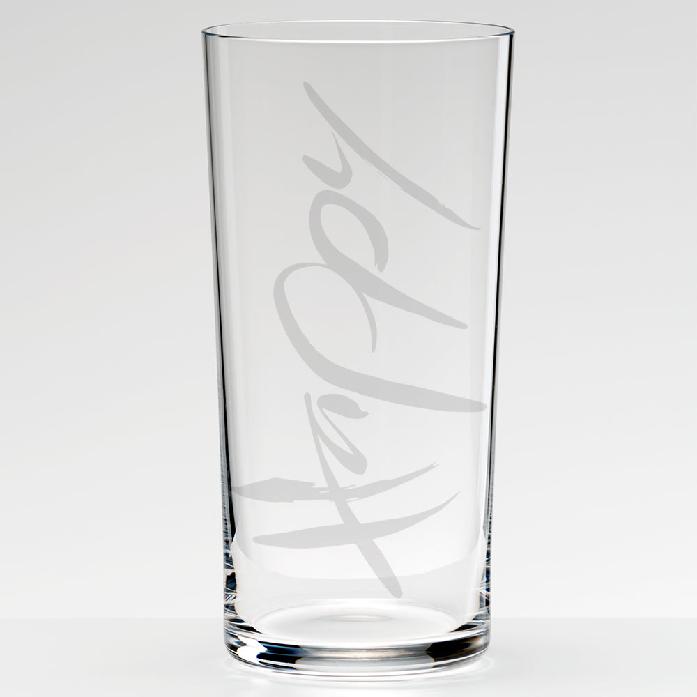 WasserGlas Medium "Happy"