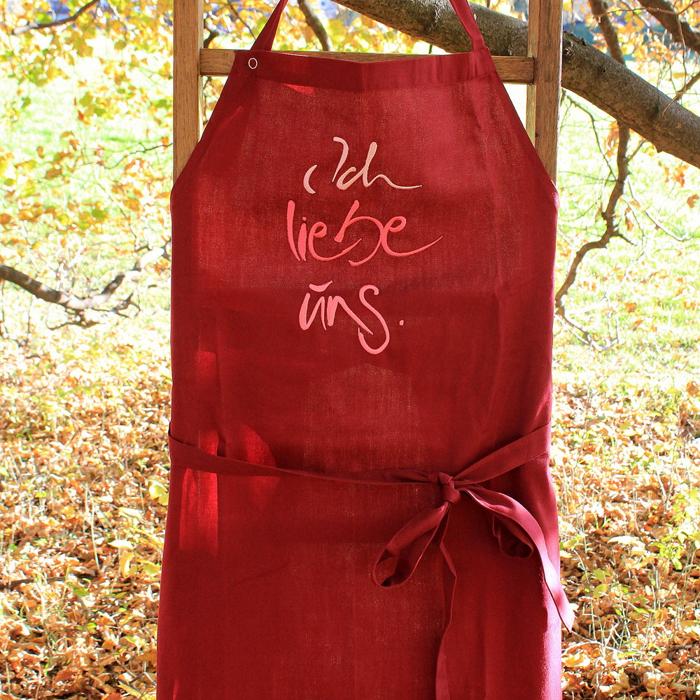 Schürze "Ich liebe uns"