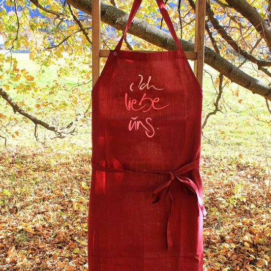 Schürze "Ich liebe uns"
