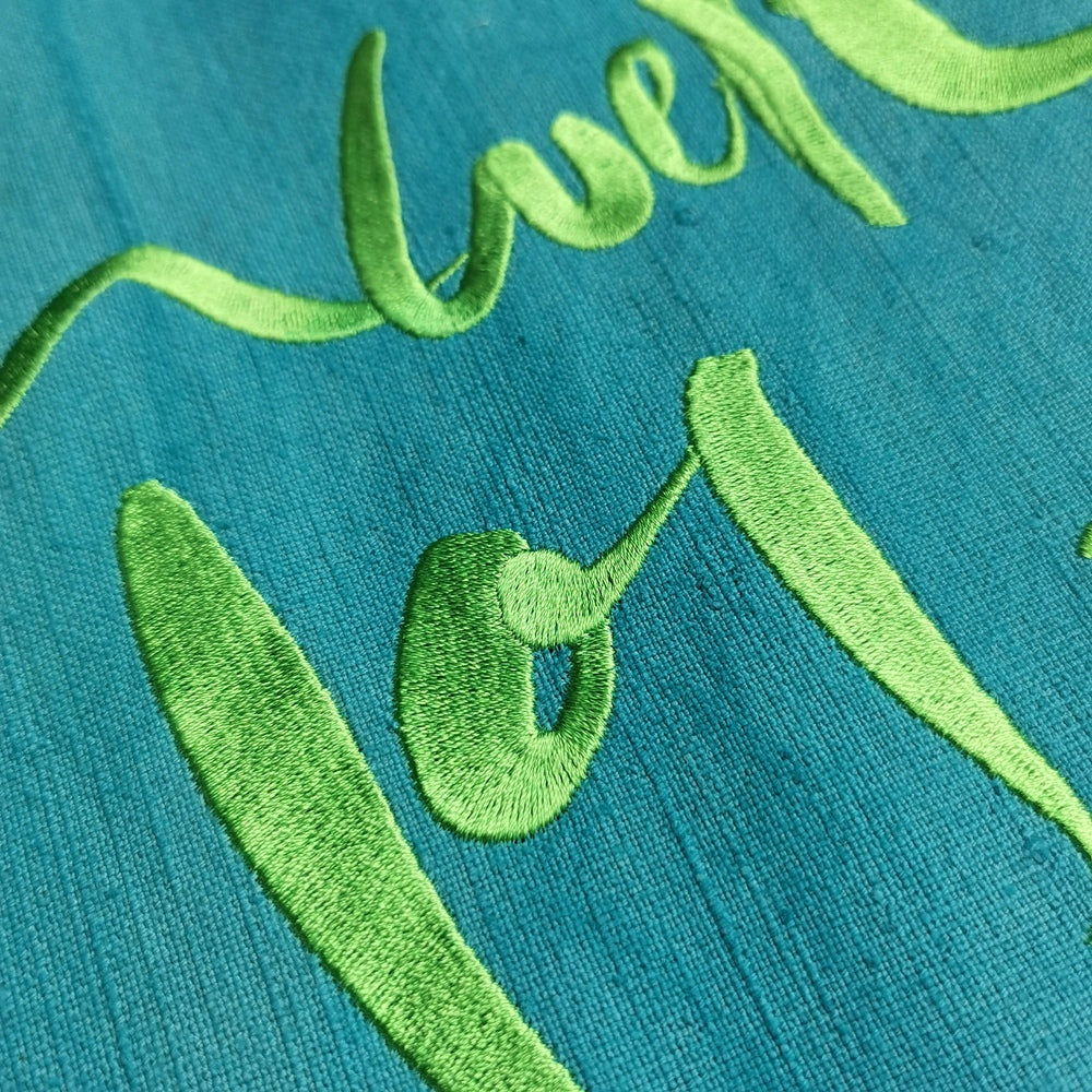 Bauernleinen-Flachkissen "Schwerelos"