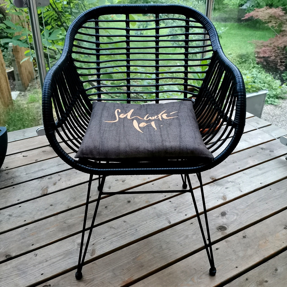 Bauernleinen-Flachkissen "Schwerelos"