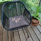 Bauernleinen-Flachkissen "Schwerelos"